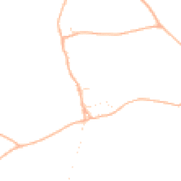 Daytime road noise heatmap for DT10 2LD