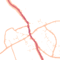 Daytime road noise heatmap for DT10 2LL