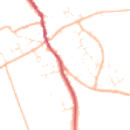 Daytime road noise heatmap for DT10 2NE