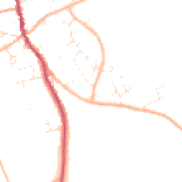 Daytime road noise heatmap for DT10 2NN