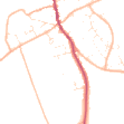 Daytime road noise heatmap for DT10 2PL