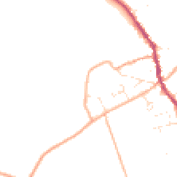 Daytime road noise heatmap for DT10 2RA