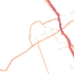 Daytime road noise heatmap for DT10 2RB