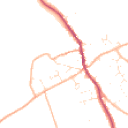 Daytime road noise heatmap for DT10 2RD