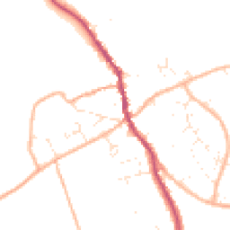 Daytime road noise heatmap for DT10 2SU