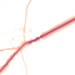 Daytime road noise heatmap for DT11 0AA