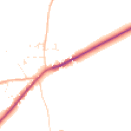 Daytime road noise heatmap for DT11 0AB
