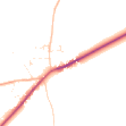 Daytime road noise heatmap for DT11 0AF