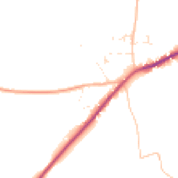 Daytime road noise heatmap for DT11 0AP