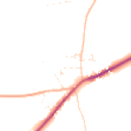 Daytime road noise heatmap for DT11 0AQ