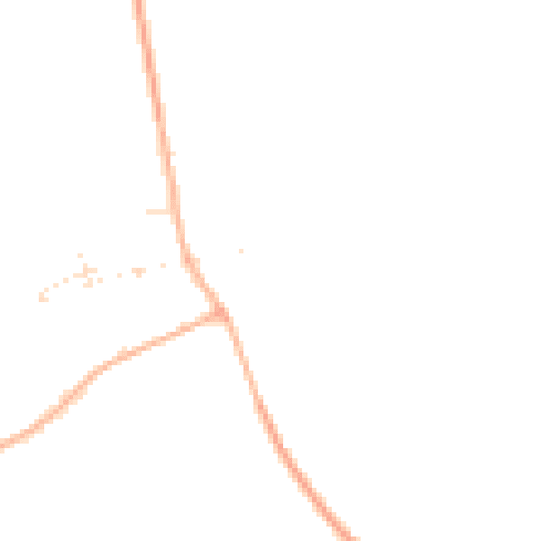 Daytime road noise heatmap for DT11 0AZ