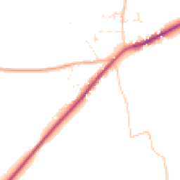 Daytime road noise heatmap for DT11 0HP