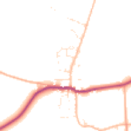 Daytime road noise heatmap for DT11 0LD