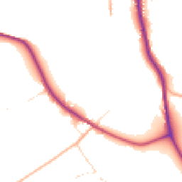 Daytime road noise heatmap for DT11 0QD