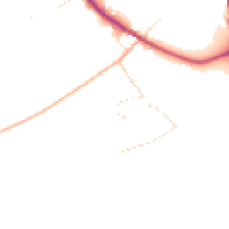 Daytime road noise heatmap for DT11 0QQ