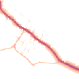 Daytime road noise heatmap for DT11 0SG