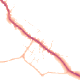 Daytime road noise heatmap for DT11 0SS