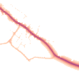 Daytime road noise heatmap for DT11 0SX
