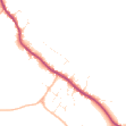 Daytime road noise heatmap for DT11 0TJ