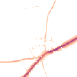 Daytime road noise heatmap for DT11 0TN