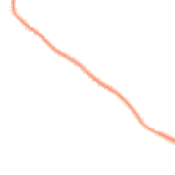 Night-time road noise heatmap for DT11 0TW