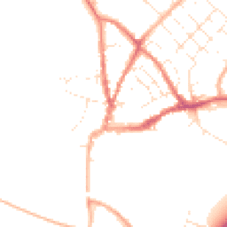 Daytime road noise heatmap for DT11 7AR