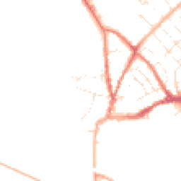 Daytime road noise heatmap for DT11 7AZ