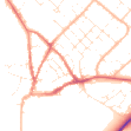 Daytime road noise heatmap for DT11 7FF