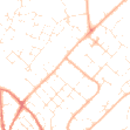Daytime road noise heatmap for DT11 7HU