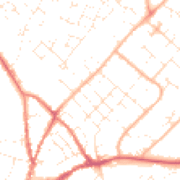 Daytime road noise heatmap for DT11 7JS