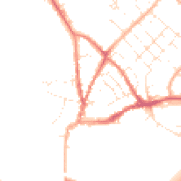 Daytime road noise heatmap for DT11 7PU