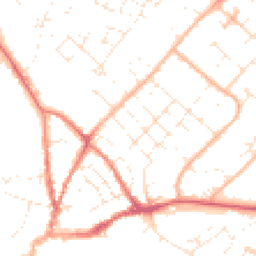 Daytime road noise heatmap for DT11 7QJ