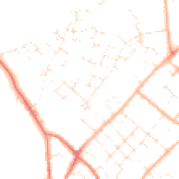 Daytime road noise heatmap for DT11 7RY
