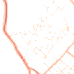 Daytime road noise heatmap for DT11 7UA