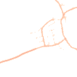 Daytime road noise heatmap for DT11 8DY