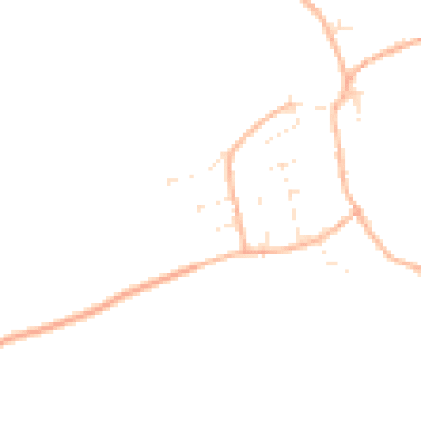 Daytime road noise heatmap for DT11 8DY