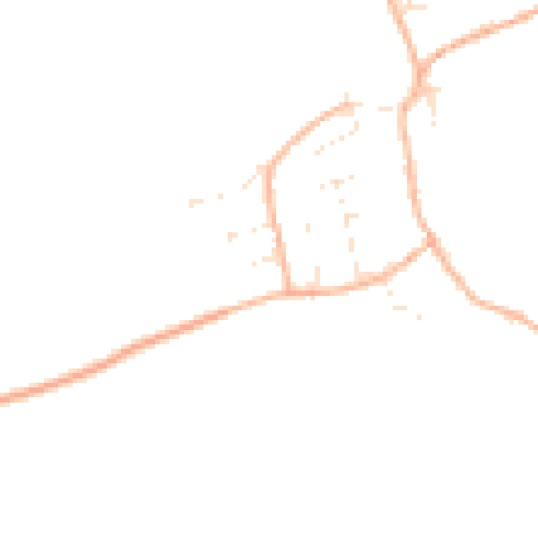 Daytime road noise heatmap for DT11 8EB
