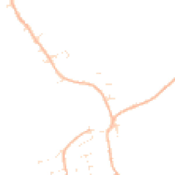 Daytime road noise heatmap for DT11 8EX