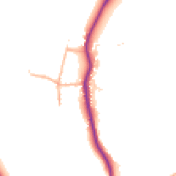 Daytime road noise heatmap for DT11 8FA