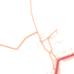 Daytime road noise heatmap for DT11 8FN