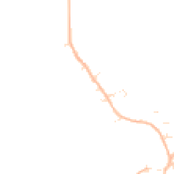 Daytime road noise heatmap for DT11 8HG