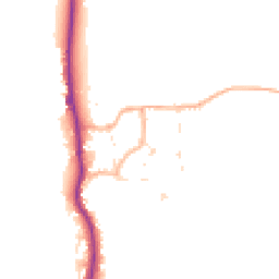 Daytime road noise heatmap for DT11 8LR