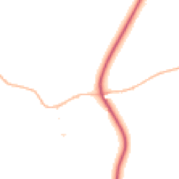 Daytime road noise heatmap for DT11 8NU