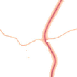Daytime road noise heatmap for DT11 8NX