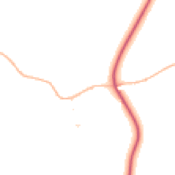Daytime road noise heatmap for DT11 8NZ