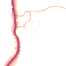 Daytime road noise heatmap for DT11 8PQ