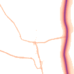 Daytime road noise heatmap for DT11 8QH