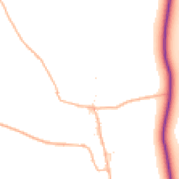 Daytime road noise heatmap for DT11 8QJ