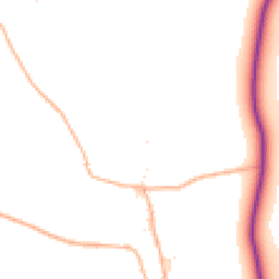 Daytime road noise heatmap for DT11 8RD