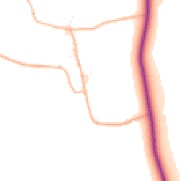 Daytime road noise heatmap for DT11 8RF